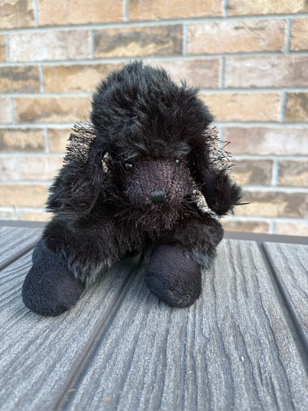 2/$16 Webkinz GANZ Retired Black Poodle Plush - GUC